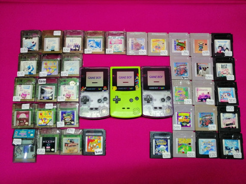 Consola Game Boy Color Con Un Juego A Escoger *con Garantia*