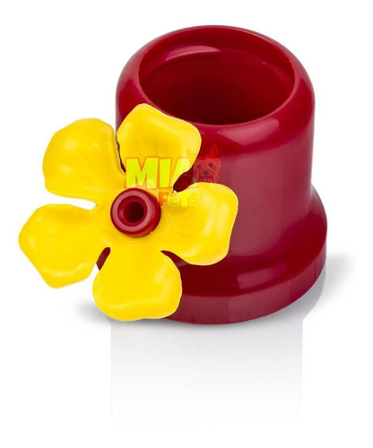 Imagen 2 de 6 de Bebedero Colibríes 1 Flor 68 Ml Alimentador De Aves