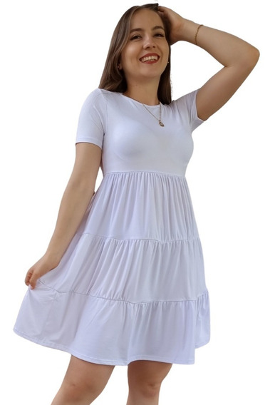 Vestido Blanco Holgado | MercadoLibre 📦