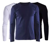 Comprar  Pack 3 Camiseta Bambú Varón Homber Cuellos Redondo  Polar