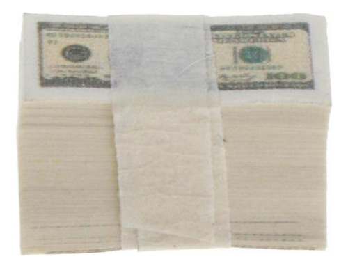 4 A Bundle 1:12 Dollhouse Banknotes Bills Decoración Fina