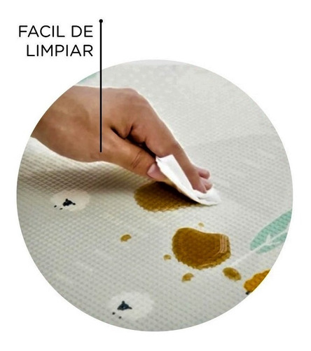 Imagen 7 de 8 de Alfombra Antigolpes Plegable 180x 50 X 5mm Espesor Ok Baby