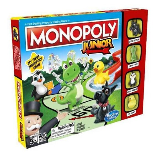 Imagen 2 de 3 de Juego de mesa Monopoly Junior Hasbro A6984