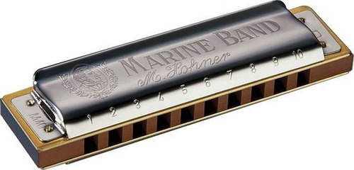 Gaita Harmônica Hohner Marine Band 1896/20 Em C (dó)