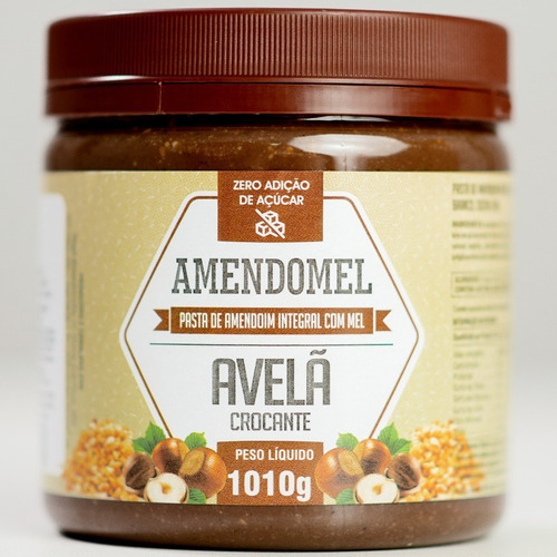 Pasta De Amendoim Amendomel (1kg) Avelã Thiani