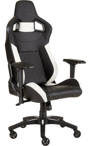 Silla Gamer Corsair T1 Race Negra Y Blanco (cf-9010012-w) Color Black/White