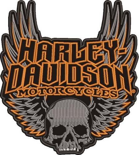 Parche Harley Davidson Espalda Borbado, Calidad