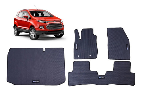 Juego Alfombra Tapete + Maletero  Ford Ecosport 2018 A 2021 