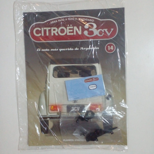 Fascículo + Pieza P/armar Citroen 3 Cv. N 14 . Nuevo