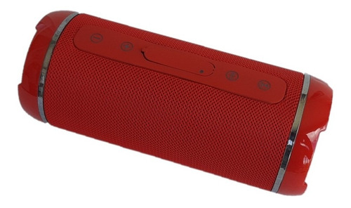 Caixa Som Bluetooth Multimidia Fm Speaker Fllp6+ Vermelho
