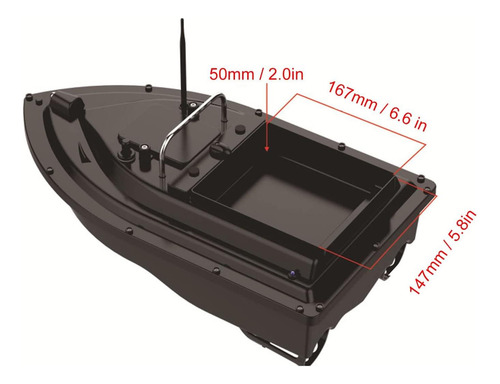 Vbestlife Bait Boat, Barco De Pesca Rc Inteligente 24 Ghzs
