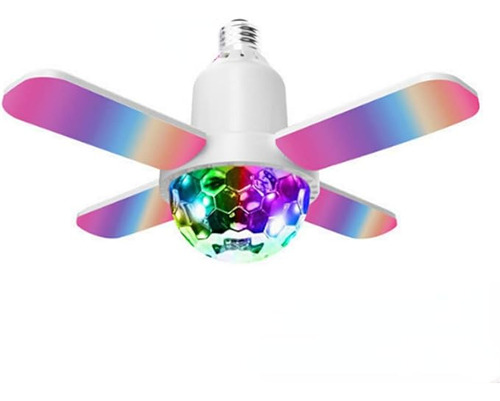 Lampara Rgb Con Aspas De Color Led Bluetooth Control Remoto