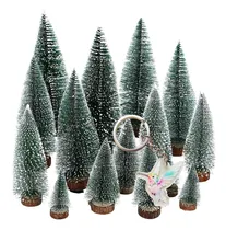 Comprar 12 Árbol Navidad Miniatura Pino Árboles Falsos Árbol Navidad