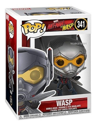 Funko Pop La Avispa Marvel 341 Ant Man Wasp Scarlet Kids
