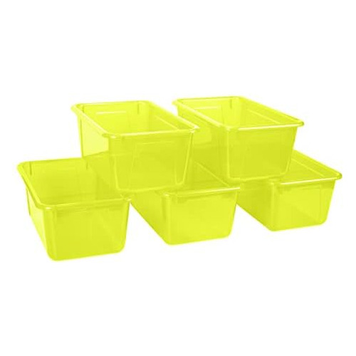 Small Cubby Bins  Plastic Storage Containers For Cla...