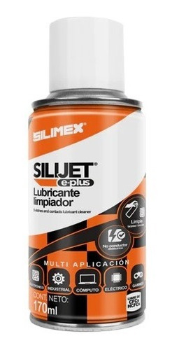 Limpiador En Aerosol Silijete-plus De 170ml Para Componentes