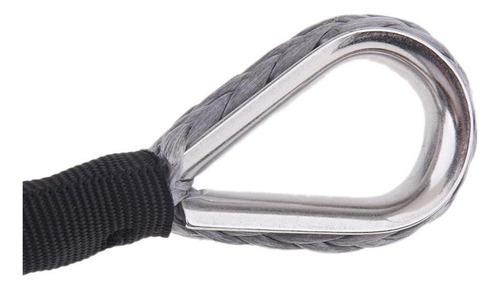 . Cuerda For Cabrestante De Fibra Sintética De 1/4 Gris
