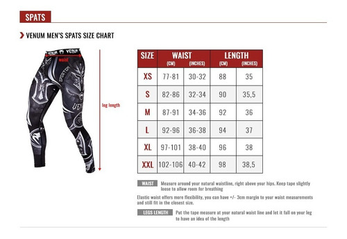 Imagen 2 de 2 de Calza Larga Compresion Venum Logos Mma Jiu Jitsu Thai Kick