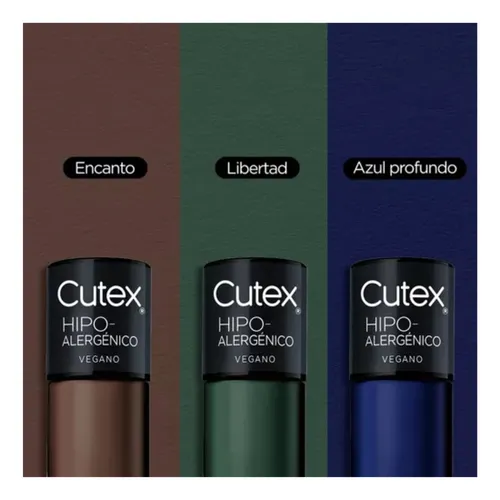 Kit Cutex Colección Vermont 5 Esmaltes De Uñas Veganos