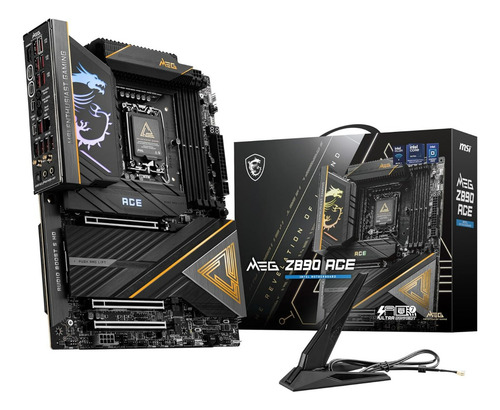 Msi Meg Z890 Ace - Placa Base Gamer, 4 X Ddr5 256 Gb Ram Max