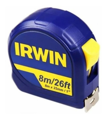 Trena Irwin® 8m Standard Com Fita De Aço Botão De Trava