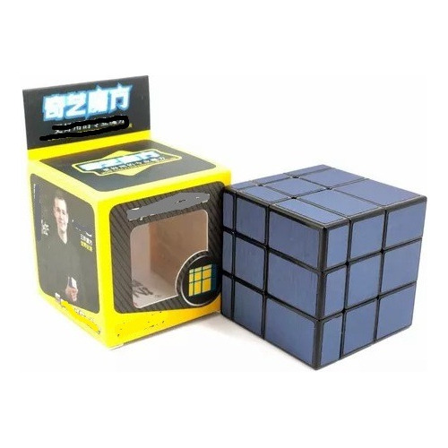Mirror Qiyi Carbono Cubo Rubik 3x3 Speedcube -  Azul
