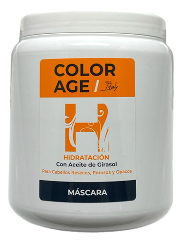 Mascara Capilar Color Age X Kg Hidratacion C/ Aceite Girasol