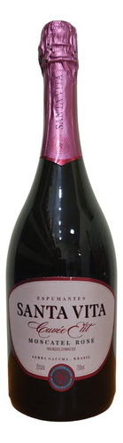 Espumante Moscatel Rosé Cuvée Elit Santa Vita 750 Ml