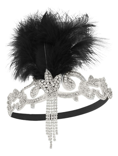 D Diadema Estilo , Diadema De Plumas For Mujer, De Los Años