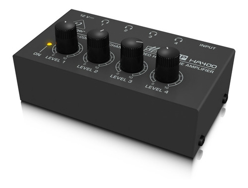 Imagen 3 de 4 de Amplificador De Auriculares Behringer Ha400 Micro Amp P