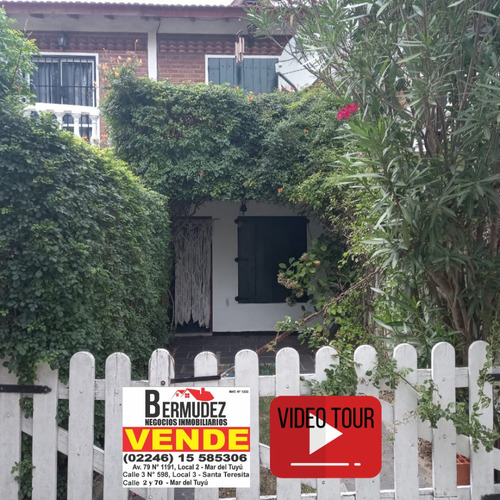 Venta Triplex 4 Amb Calle 5 E/68 Y 69 Mar Del Tuyu, Exc Zona