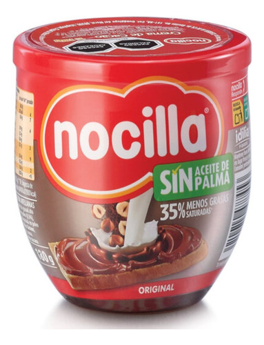 Crema Cacao Avellanas Nocilla 180g Tipo Nutella Original