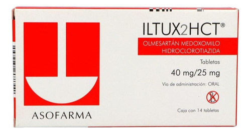 Iltux2hct 40 Mg Con 14 Tabletas