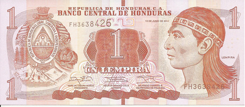 Honduras 1 Lempira 2012  
