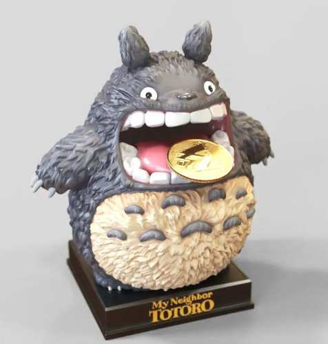Archivo Stl Impresión 3d - My Neighbor Totoro - Totoro Coin 
