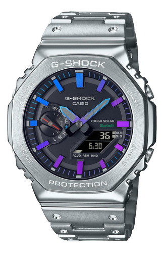 Reloj G-shock Gm-b2100pc-1a Acero Hombre Plateado