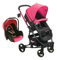 Comprar Coche de paseo travel system Bebesit Coches Alfa travel system 2023 SL505P rosa