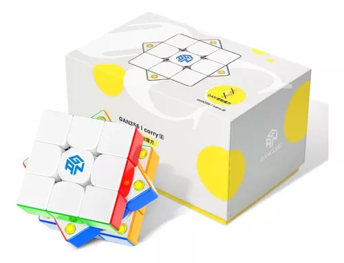 Cubo Mágico 3x3x3 GAN 356M Lite Magnético - Stickerless - Cubo ao