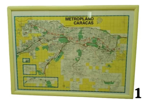 Cuadro Grande - Mapa - Plano - Area Metropolitana De Caracas