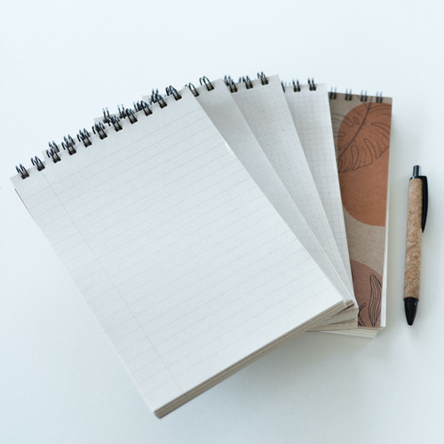 Imagen 8 de 10 de Cuaderno Libreta Anotador Ecológico A5 110 Hojas Con Agenda