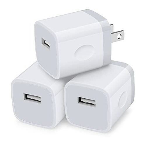 Usb Cube, iPhone Fast Charger Block 3pack Phone Z66jm