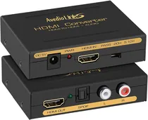 Comprar Extractor De Audio Hdmi 1080p + Audio Rca Y Optico