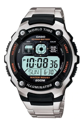 Reloj Casio Sport Men Ae-2000wd-1 10 Años Sumergible 200 Mts