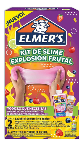 Kit Elmers  Slime Explosión Frutal