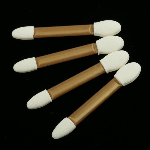 50 Pcs Ojos Delineador De Ojos Cepillo Esponja Aplicador