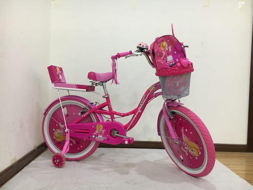 Bicicleta Blessed Princess Aro 16 Para Niña Con Canasto