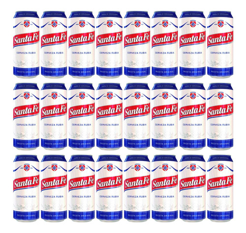 Cerveza Santa Fe 473 Ml Rubia Pack X24 Oferta - Fullescabio