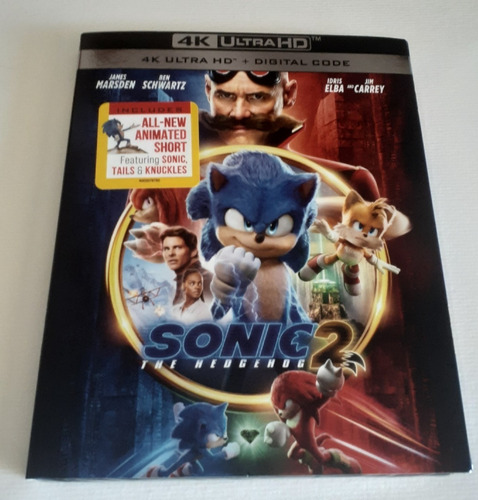 Sonic The Hedgehog 2 4k Ultra Hd Blu-ray