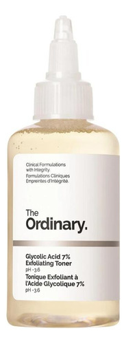 Tónico Exfoliante Ácido Glicólico Al 7% | The Ordinary 240ml