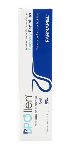 Imagen 3 de 8 de Gel Peróxido De Benzoilo Contra Acné 60 G Bpollen 5%